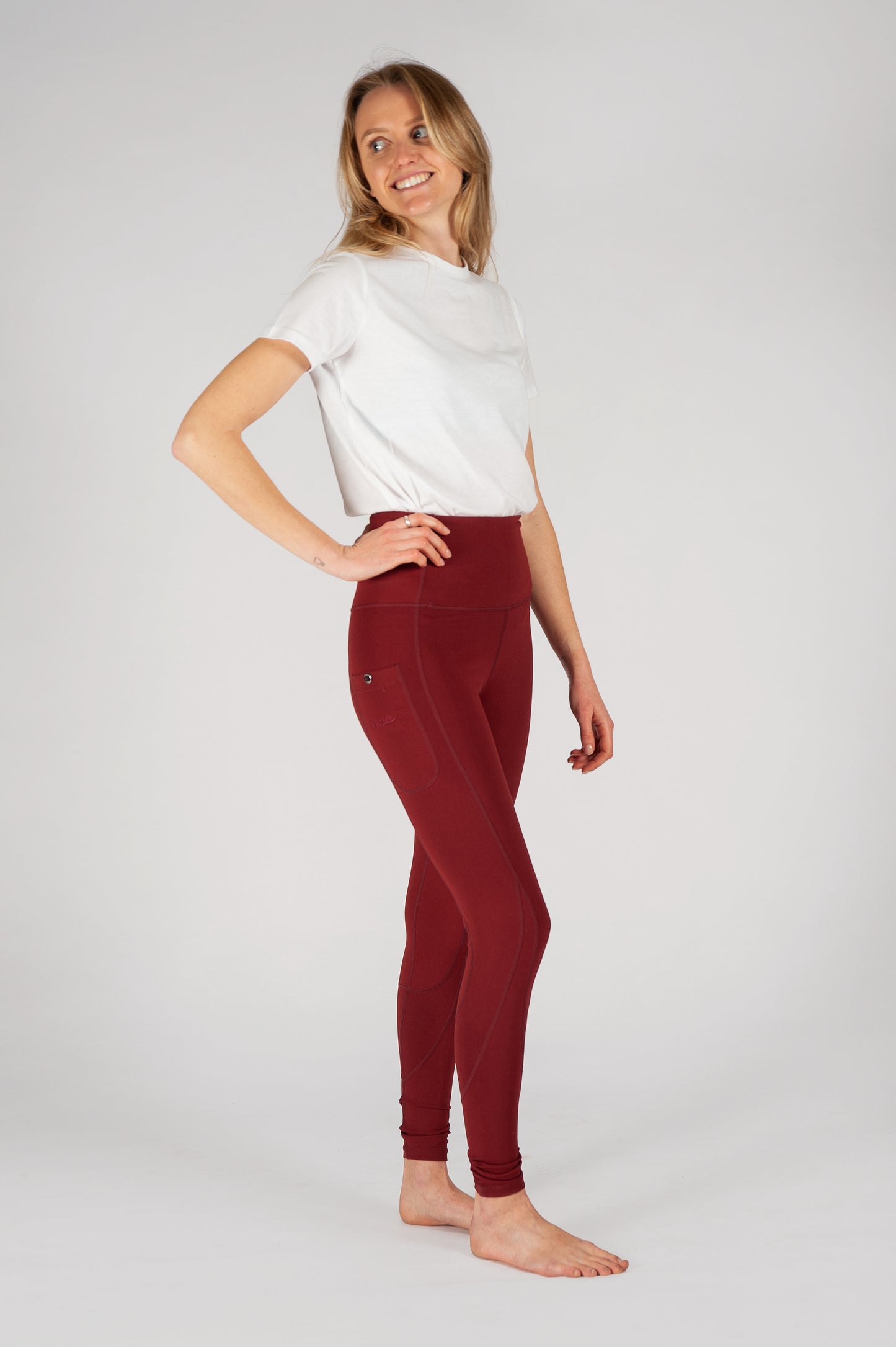 The Original Flexars Riding Leggings - Wine (Red)