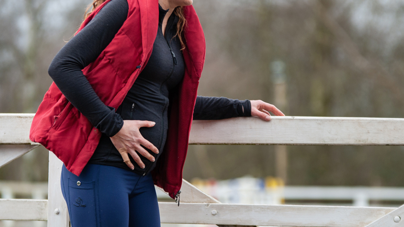 Maternity riding leggings