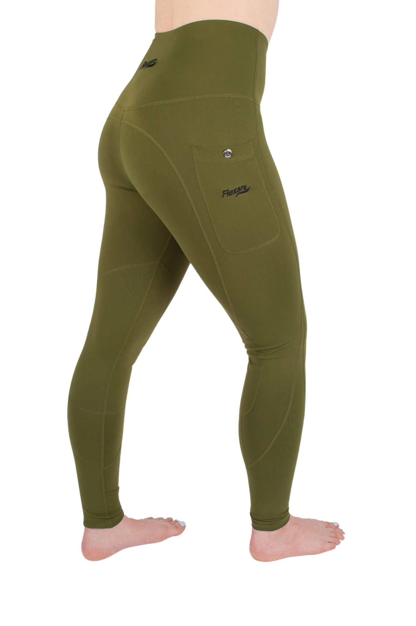 The Original Flexars Riding Leggings - Olive