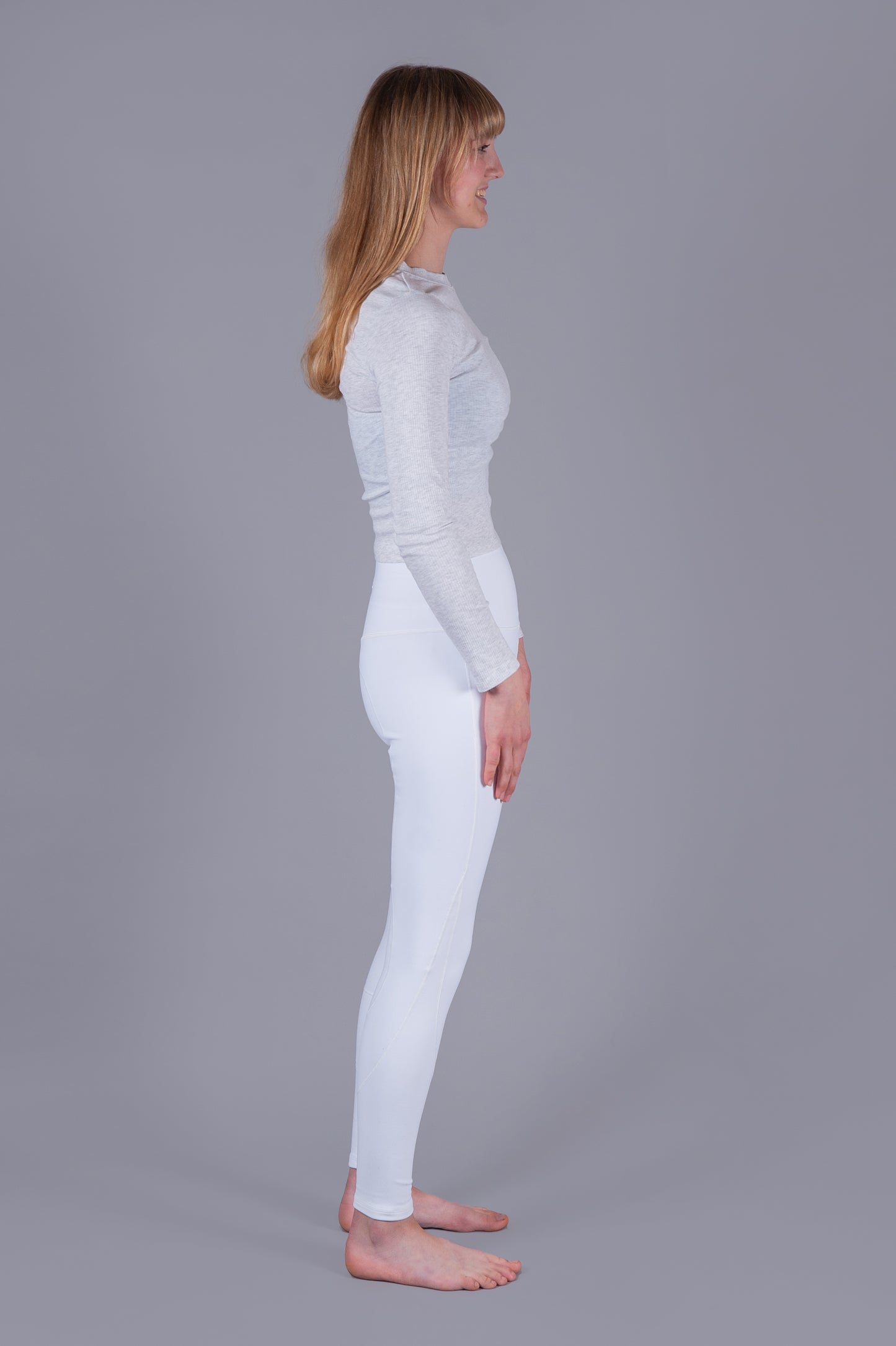 Competition riding leggings in white